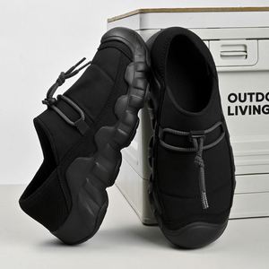Chaussures de marche légères et respirantes en maille, bout rond, à enfiler, semelle extérieure en caoutchouc, semelle intermédiaire en EVA, baskets décontractées toutes saisons - Product Image 6