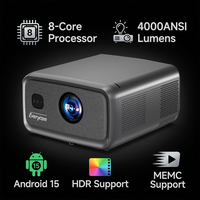 Projecteur 4K 4000 ANSI 128G OEM/ODM CubeLite Full HD 1080P 4K Beamer Smart Home Cinema Projecteur Vidéo 4K Youtube