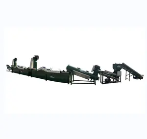 Ldpe Hdpe Pp Pe woven jumbo Bags Film Recycle sorting plastic crushing Washing drying recycling machine Line automatic