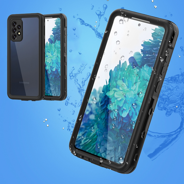 IP68 Waterproof Dropproof Diving Swimming Underwater Full Protection Armor Cover for Samsung Galaxy A52 5G Outdoor Sports Cases