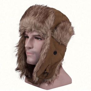 Customized Winter Warm Aviator <b>Hat</b> and Caps Plush Earmuffs Ear Flap - Product Image 5