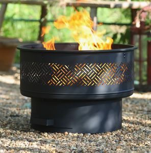 <span class=keywords><strong>Chimenea</strong></span> Redonda Grande <span class=keywords><strong>de</strong></span> Metal para Exteriores, Brasero <span class=keywords><strong>de</strong></span> Acero Resistente a la Intemperie, Brasero para Patio, Jardín, Fiestas y Entretenimiento - Product Image 6