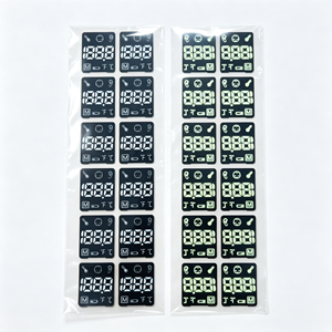 Autocollant de membrane pour panneau de commande à sept segments personnalisé OEM, film miroir, encre fluorescente, impression sérigraphique PET adhésive - Product Image 4