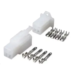 DJ7041A- 2.8 series car waterproof connectors AMP male and female plug 2 Pin holes housing connector