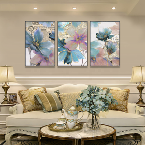 Póster de lona abstracta de flores, arte de pared <span class=keywords><strong>escandinavo</strong></span>, pintura con estampado de flores, cuadro de <span class=keywords><strong>estilo</strong></span> nórdico, pared, dormitorio y sala de estar - Product Image 5