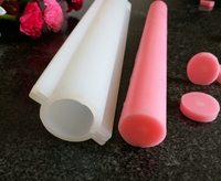 Moule de bougie de savon en Silicone à colonne ronde, fournitures de fabrication de savon intégré, moule en Silicone pour savon
