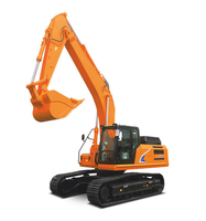 Grande pelle sur chenilles CDM6336 avec godet de 1,6 m³ pour roche, ligne hydraulique auxiliaire, attache rapide et brise-roche en option