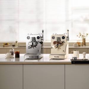 Cafetera 3 en 1 para Oficina, Color Blanco Marfil, Carcasa de Acero Inoxidable, Máquina para Hacer Capuchino para el Hogar, Bomba de 15 Bares de Presión - Product Image 6