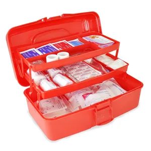 Erste-Hilfe-Set aus Kunststoff Wasserdichtes medizinisches Erste-Hilfe-Notfall-Kit Erste-Hilfe-Box für den Arbeitsplatz