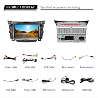 KLYDE 7 "/9" IPS écran tactile autoradio lecteur DVD GPS amplificateur DSP stéréo Android Auto Carplay pour Hyundai I30 voiture