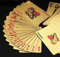 Cartes de poker en feuille d'or - Vente en gros, grande quantité, personnalisées, écologiques, double face, imperméables, durables, emballage OEM