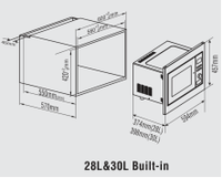 Four à micro-ondes Owen 30L pour restaurants, usage domestique, quatre micro-ondes en inox