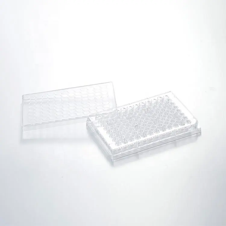 工場供給TC処理ラボ細胞培養プレート滅菌プラスチック平底透明カバー6ウェルプレートティッシュ6/12/24/96ウェル