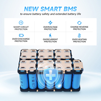 Baterai Drone Robot Kustom 21700-40PL 70A Paket Li-ion High-Discharge 36V-48V 8-Cell BMS CAN RS485 AGV UAV OEM