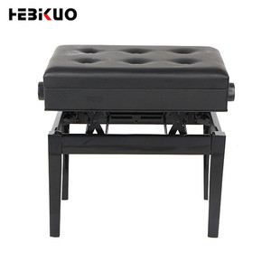 HEBIKUO B-311 de cuero de alta calidad ajustable <span class=keywords><strong>piano</strong></span> moderno taburete banco con caja de almacenamiento - Product Image 3