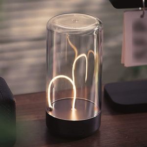 Home Decor Mini Rechargeable Magnetic Anti Gravity Touch Control <b>Night</b> Portable Quantum Floating Table <b>Led</b> <b>Night</b> <b>Light</b> Bedroom - Product Image 1