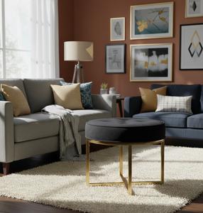 Tabourets et repose-pieds modernes de designer, meubles rembourrés, sièges et repose-pieds pour salon, chambre, bureau, hôtel, intérieur - Product Image 3