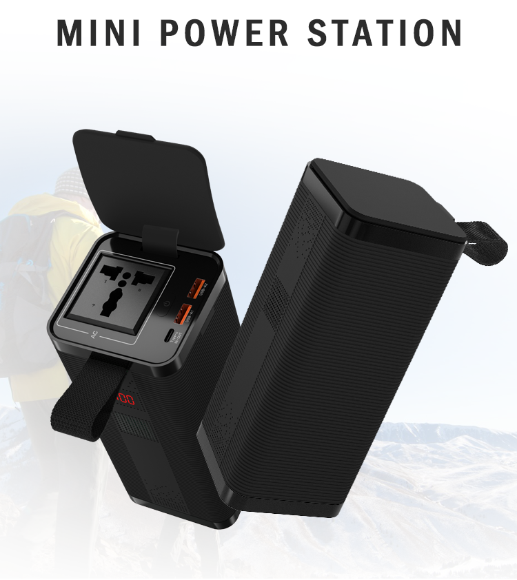 Portable Solar Generator Station 100 Watt Portable Power Station 220V Power Bank - Power Station - 1