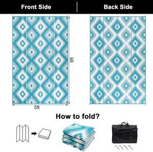 יצרני הסיטונאי דו-צדדי יכול להשתמש בקמפינג מחצלת מקנאות הגנה מפני מזרן rv שטיח - Product Image 5