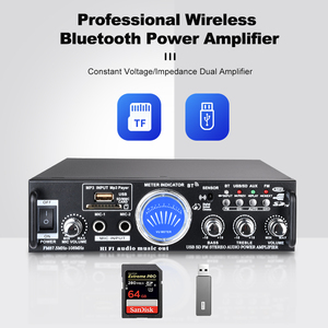  Mini Amplificador de <span class=keywords><strong>Audio</strong></span>, Pantalla Digital, Doble Voltaje, USB, FM, Indicador de Nivel, Compatible con OEM, 2 Canales, para Hogar, Auto, Fábrica, Venta al Por Mayor - Product Image 6