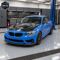 Capot moteur en fibre de carbone brillant pour BMW F80 M3 F82 M4 2014-2019, prise d'air avant ventilée, montage direct