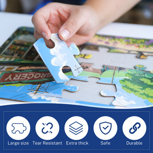 Juego de rompecabezas Dezhou Kunyu de 2 piezas, juguete para aliviar el estrés para niños y ancianos, 16 piezas, pensamiento y lógica - Product Image 4