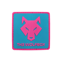 Parches Suaves de PVC con Diseño 3D de Animales (Gato de la Suerte, Ciervo, Esparta) con Cierre de Gancho y Bucle