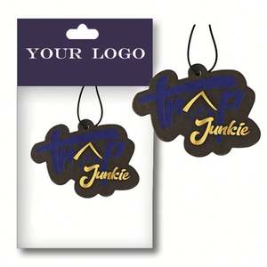 Ambientador Colgante para Auto con Aroma a <span class=keywords><strong>Colonia</strong></span> de Rosas de Larga Duración, Ambientador Portátil de Papel, Impresión Personalizada Gratuita de Angel Factory - Product Image 2