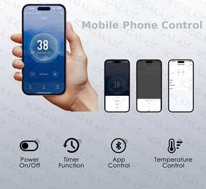 Ensemble de refroidisseur de bain de glace intelligent WiFi 110V avec application, prêt à être expédié depuis les États-Unis, avec filtre et ozone intégrés, pour bain de glace et baignoire de plongée froide pour spa et salle de sport - Product Image 3