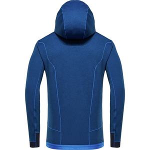 เสื้อฮู้ดผู้ชายไซส์ใหญ่สำหรับฤดูหนาว ผ้าฟลีซ ใส่สบาย สไตล์ลำลอง สปอร์ต อุ่น ใส่ได้ทุกวัน มีซิปและกระเป๋า - Product Image 4