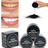 Belleza profesional Cuidado personal Blanqueamiento de dientes orales Polvo de carbón de bambú 100% Polvo de carbón de cuidado bucal natural