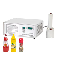 Machine de scellage par induction manuelle pour bouchons en papier, idéale pour les pots de sauce, de miel et les bouteilles à presser inversées