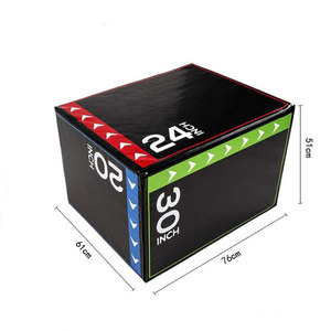 Box Pliometrico Morbido da Palestra per Fitness e Salti 3 in 1 in Schiuma Morbida - Product Image 1