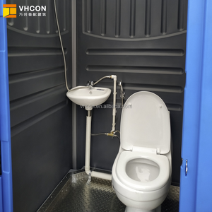 Toilettes mobiles en HDPE, cabine en plastique portable pour l'extérieur, toilettes publiques modulaires préfabriquées, <span class=keywords><strong>WC</strong></span> chimiques, unité de camping, design moderne - Product Image 5