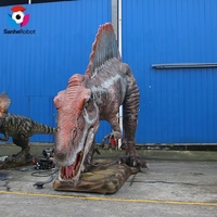 Réplique grandeur nature de dinosaures de Luna Park Real Jurassica Park Animatronics réplique de dinosaures étanches à vendre