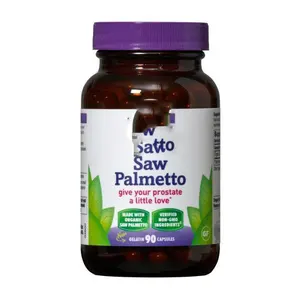 Saw Palmetto Softgel Capsules Supplément de prostate pour hommes DHT Blocker Supplément de croissance des cheveux à usage adulte uniquement pour les femmes enceintes - Product Image 1