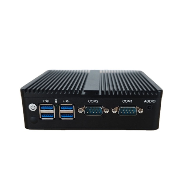 Industrial Fanless Mini Pc 2LAN 6USB RJ45 Mini Pc Core I3 I5 I7 Industrial All in One Computers Panel