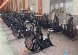 YG-F005 YG ฟิตเนสราคาถูกเชิงพาณิชย์หัวใจการฝึกอบรมยิมอุปกรณ์ออกกำลังกายลมโซ่ความต้านทานลมจักรยานอากาศ - Product Image 4