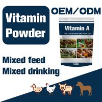 Poudre de vitamine A de qualité alimentaire pour supplément booster de croissance pour bétail/volaille, porc et mouton, booster d'œufs