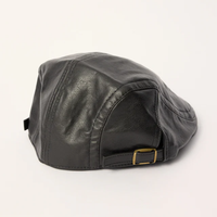 Automne hommes réglable Gatsby béret chapeau en cuir PU gavroche Lvy casquettes pour Golf conduite plat pêche casquette gavroche Style Snapback