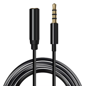 3.5MM mâle femelle câble Audio Microphone Extension 2M plat <span class=keywords><strong>fibre</strong></span> <span class=keywords><strong>optique</strong></span> tresse pour Mobile TV téléphone ordinateur connexion Audio - Product Image 1