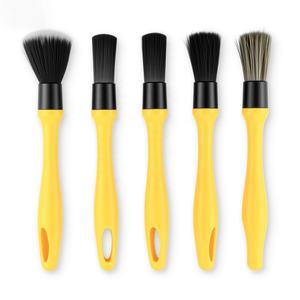 Brosse de détaillage automobile à tête interchangeable CB-T001, conception modulaire, 5 types de poils professionnels, pour un <span class=keywords><strong>nettoyage</strong></span> <span class=keywords><strong>complet</strong></span> et en profondeur du véhicule - Product Image 3