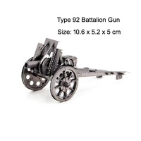 Modelo de Pistola de Metal de Acero Inoxidable Personalizado de Fábrica, Juguete Hecho en Guangdong