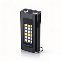 Lampe torche rechargeable SMD laser rouge 400lm turbo étanche portable de poche pour le camping, la réparation et les urgences