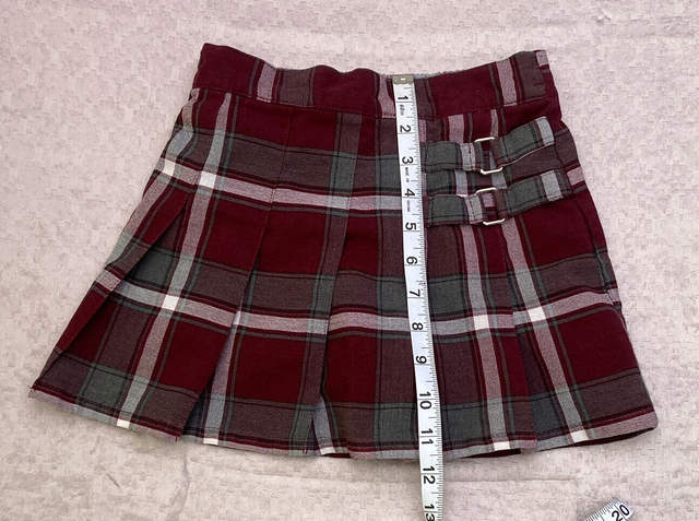 Maroon School Uniform Skirt: Stylish Durable for Students