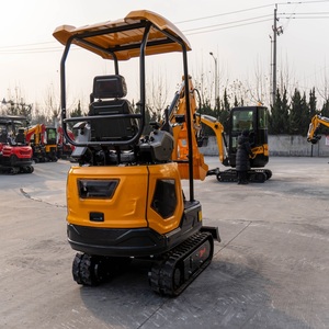 Mini-excavatrice HT12P de 1,2 tonne, excavatrice sur chenilles de 1000 kg, moteur certifié CE EPA, machine de construction compacte - Product Image 2