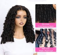 Perruque 24 HD Lace Front 13x6 en Cheveux Humains Remy Bouclés Birmans, Sans Colle, Transparente, Pré-Pluckée, Pré-Coupée, Densité 250%, Vente Directe Usine