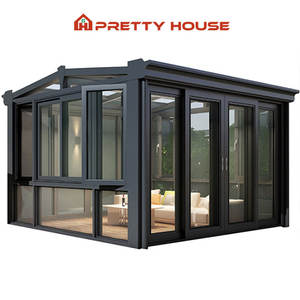 Conservatorio moderno 4 estaciones Sunrooms independientes Casas de cristal de jardín de invierno - Product Image 2