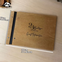Album Foto Nama Kustom dengan Jilid Jahit untuk Acara Perusahaan, Ulang Tahun, Buku Tamu - Produk Baru Terlaris
