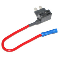 Boîtier de fusibles et porte-fusibles automobiles en plastique 16AWG standard Mini Micro2 à profil bas pour ajouter un circuit